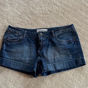 Maurices Dark Blue Jean Shorts